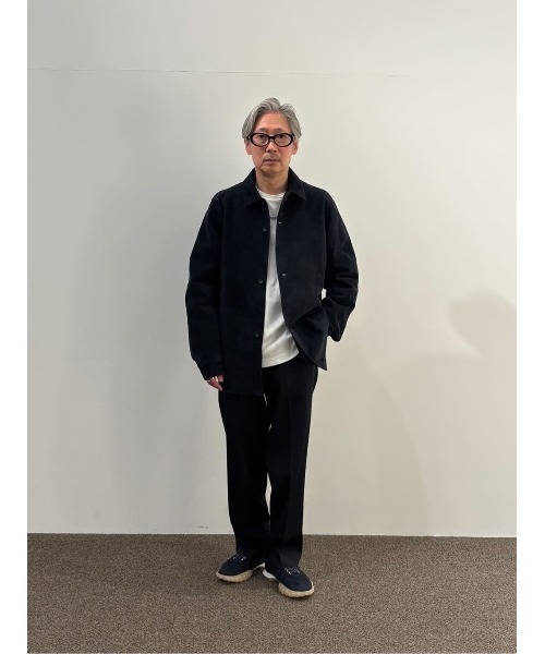 シャツ COLUMN / ゴートスエード シャツ「THE COLUMN」 メンズの画像