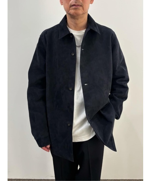 シャツ COLUMN / ゴートスエード シャツ「THE COLUMN」 メンズの画像