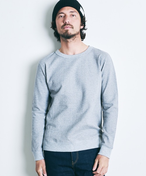 「Magine」 長袖Tシャツ 44 グレー メンズ_画像9