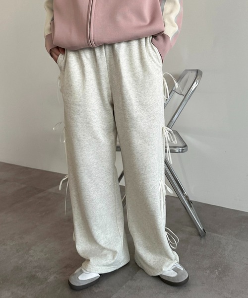 「apres jour mignon」 スウェットパンツ MEDIUM 杢グレー レディース_画像2