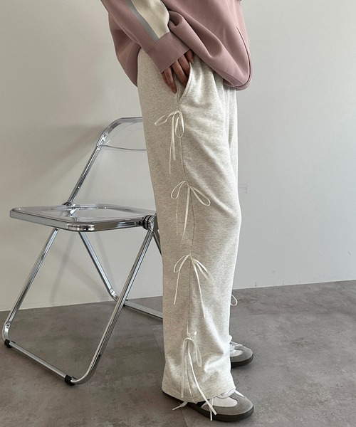 「apres jour mignon」 スウェットパンツ MEDIUM 杢グレー レディース_画像5