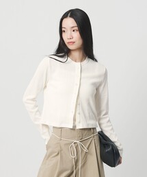 BEAUTY＆YOUTH UNITED ARROWS カーディガン コットン パターンメッシュ