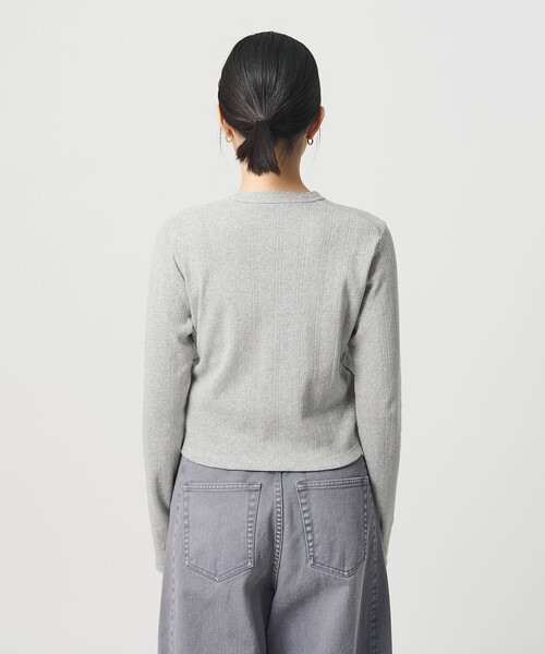 BEAUTY＆YOUTH UNITED ARROWS カーディガン コットン パターンメッシュ