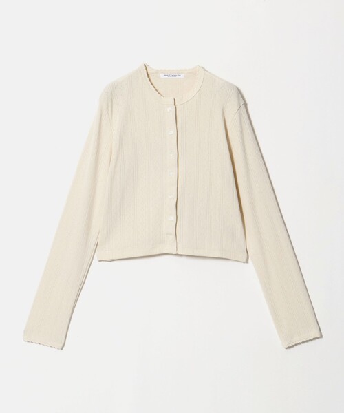 BEAUTY＆YOUTH UNITED ARROWS カーディガン コットン パターンメッシュ