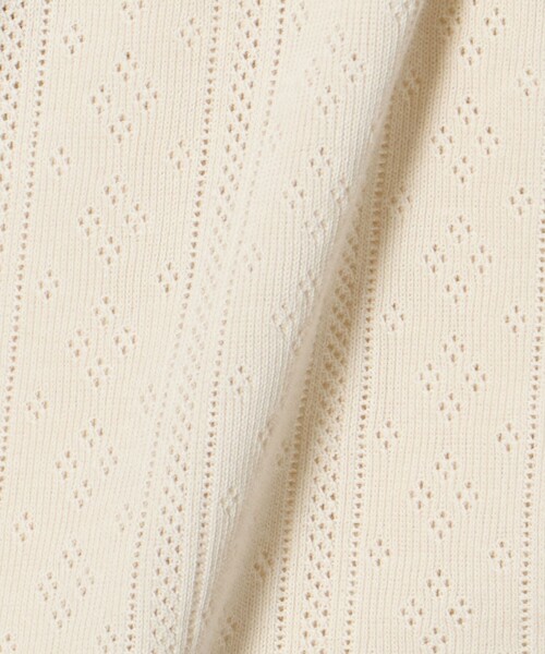 BEAUTY＆YOUTH UNITED ARROWS カーディガン コットン パターンメッシュ