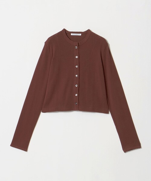 BEAUTY＆YOUTH UNITED ARROWS カーディガン コットン パターンメッシュ