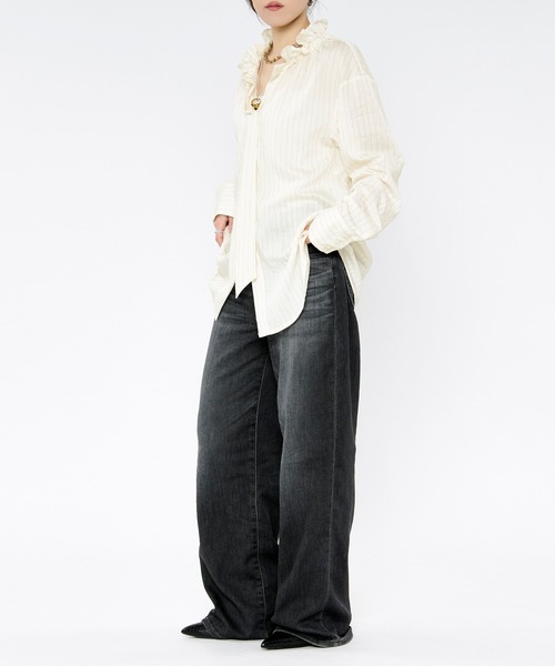 シャツ/ブラウス(長袖/七分) frill frill bowtie blouse/ pink/ akiki Frill Frill Blouse (2025 2nd release) by Baby, the Stars Shine Bright