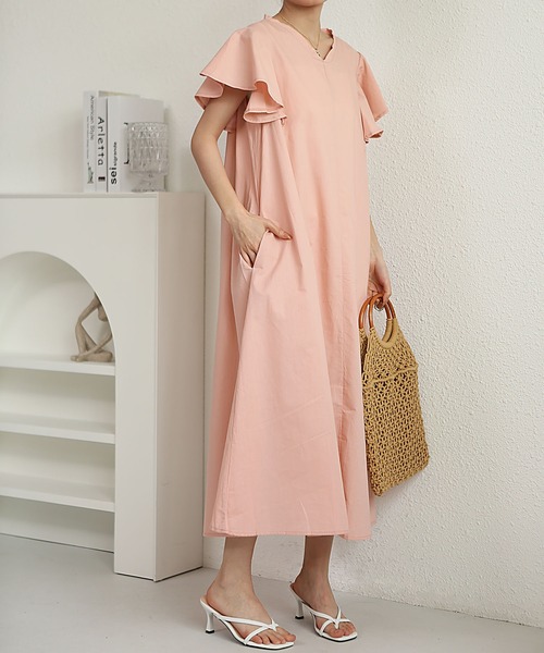 「MAISON DE THERESE」 ノースリーブワンピース M ブラック レディース_画像6