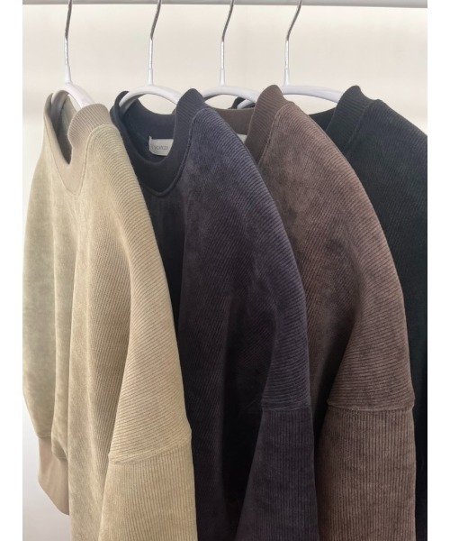 「Didot.showroom」 スウェットカットソー FREE ブラック レディース_画像3