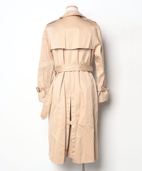 「Demi-Luxe BEAMS」 トレンチコート 36 ベージュ レディース_画像2