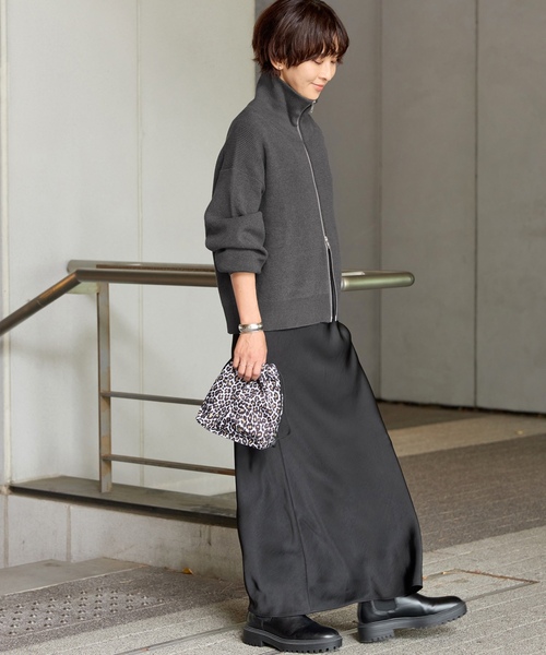 「JOURNAL STANDARD relume」 ニットカーディガン FREE ネイビー レディース