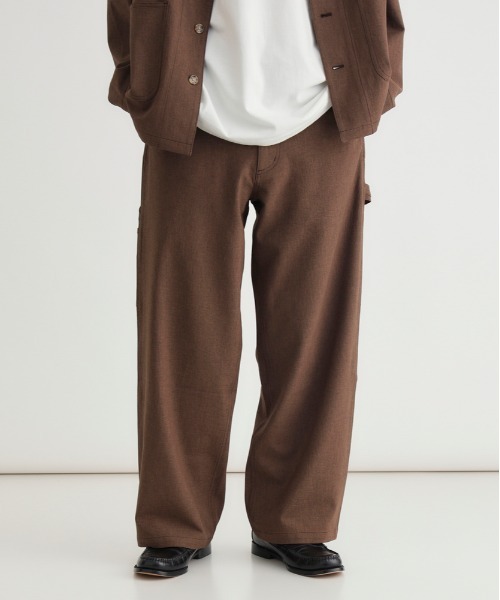 BACK NUMBER ワイドパンツ パンツ 「BACK NUMBER」ダックライクパンツ