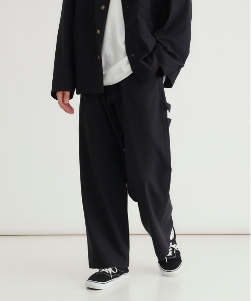 BACK NUMBER パンツ 「BACK NUMBER」ダックライクパンツ (ワイド