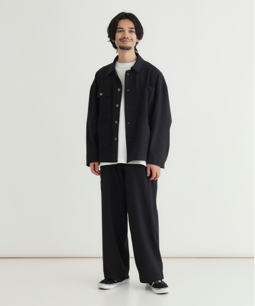 BACK NUMBER パンツ 「BACK NUMBER」ダックライクパンツ (ワイド