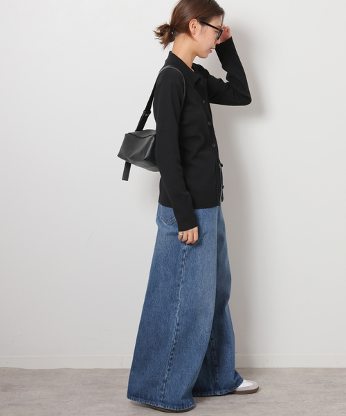 「JOURNAL STANDARD relume」 ニットカーディガン FREE ブラウン レディースの画像