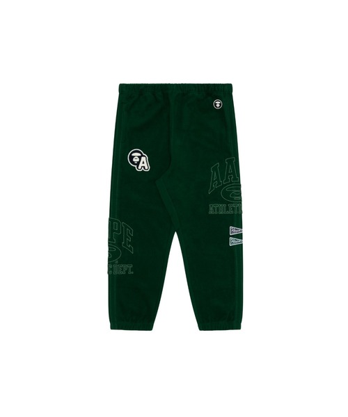 「AAPE BY A BATHING APE」 スウェットパンツ LARGE ダークグリーン メンズ