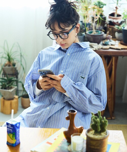TOWNCRAFT（タウンクラフト） 長袖シャツ MEDIUM サックスブルー