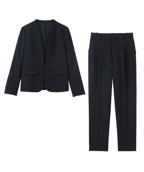 「GeeRA」 セットアップ LARGE ネイビー レディース_画像3
