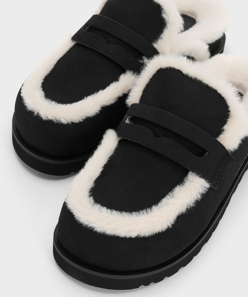 「CHARLES & KEITH」 フラットサンダル 25.5cm ブラック系その他2 レディース_画像9