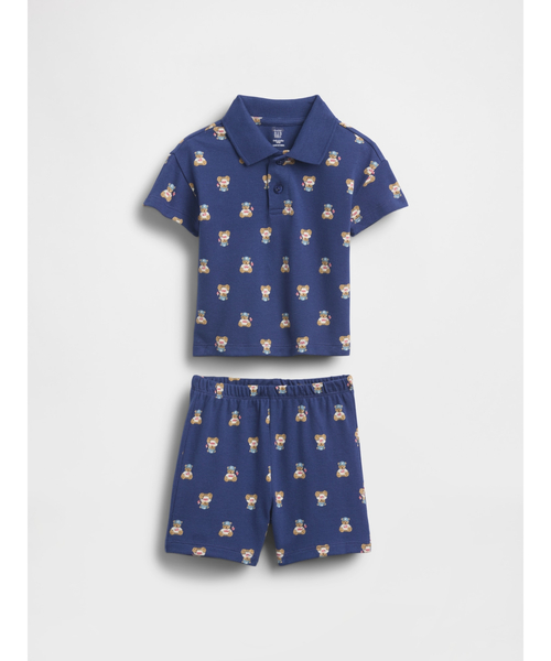 GAP（ギャップ） セットアップ ブラナンベア ピケポロシャツ コーデ