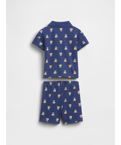 GAP（ギャップ） セットアップ ブラナンベア ピケポロシャツ コーデ 