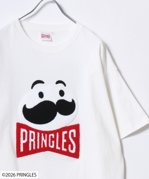tシャツ 半袖 2026SS PRINGLES/プリングルズ オーバーサイズ フロント