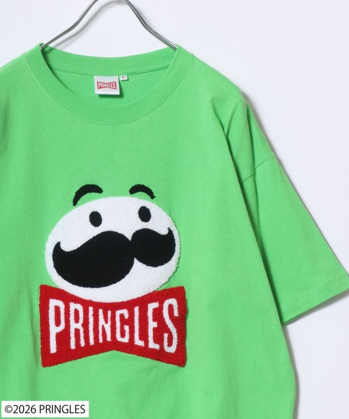 tシャツ 半袖 2026SS PRINGLES/プリングルズ オーバーサイズ フロント