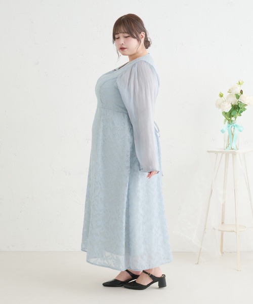 Louiosy（ルオシー） ワンピース 「Louiosy」「大きいサイズ」レース
