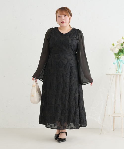 Louiosy（ルオシー） ワンピース 「Louiosy」「大きいサイズ」レース