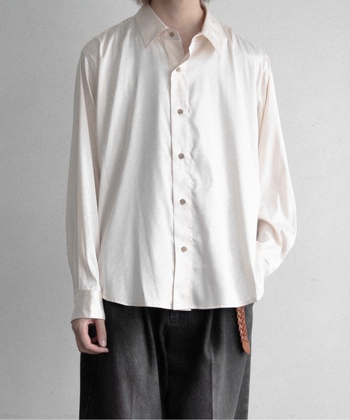 「Casper John」 長袖シャツ SMALL グリーン メンズ_画像3