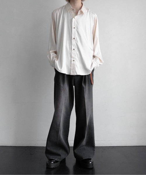 「Casper John」 長袖シャツ SMALL グリーン メンズ_画像5