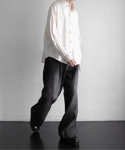「Casper John」 長袖シャツ SMALL グリーン メンズ_画像6