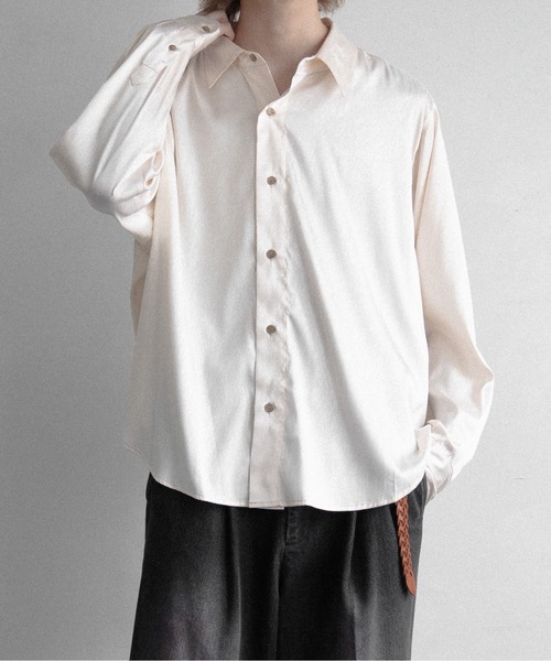 「Casper John」 長袖シャツ SMALL グリーン メンズ_画像8