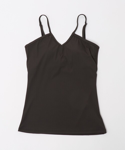 美品 TAARA clothing スイムトップ 水着 ダークブラウン TAARA clothing（タアラクロージング） 水着 「TAARA」スウィム キャミ
