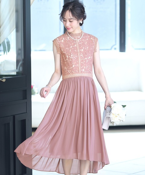 「PourVous」 ノースリーブワンピース X-LARGE ブルー レディース_画像2