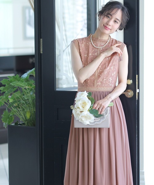 「PourVous」 ノースリーブワンピース X-LARGE ブルー レディース_画像8