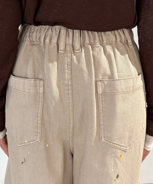 DouDou（ドゥドゥ） パンツ ペイントパンツ レディース : ZOZOTOWN