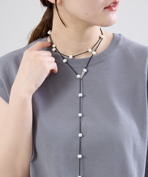 IENA（イエナ） ネックレス TEINTE/タント CALLA WHITE PEARL LONG NL
