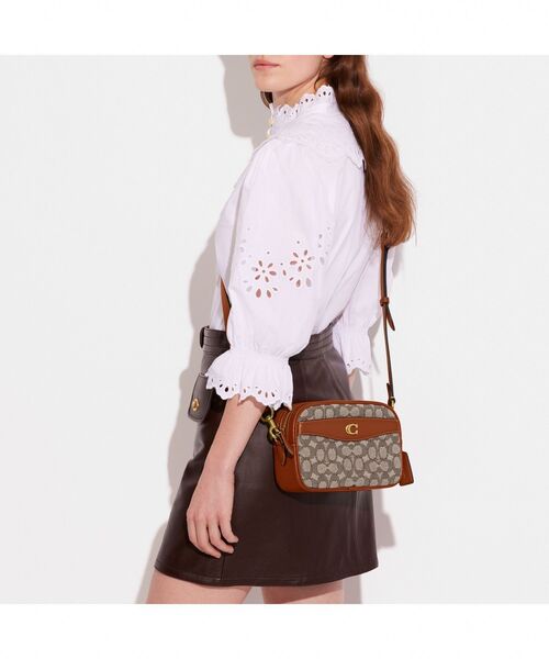 【美品】コーチ　COACH ホーボー　ワンショルダーバッグ　ブラウン COACH（コーチ） ショルダーバッグ ONE ブラウン系その他 レディース