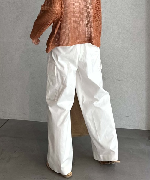 「DOUX ARCHIVES」 カーゴパンツ MEDIUM カーキ レディース_画像5