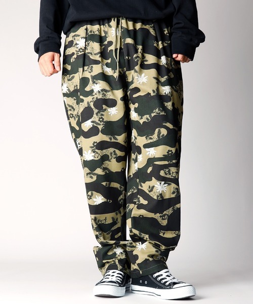 INASTUDIOS ZOO パンツ 「INASTUDIOS SELECT」カモフラ シェフパンツ