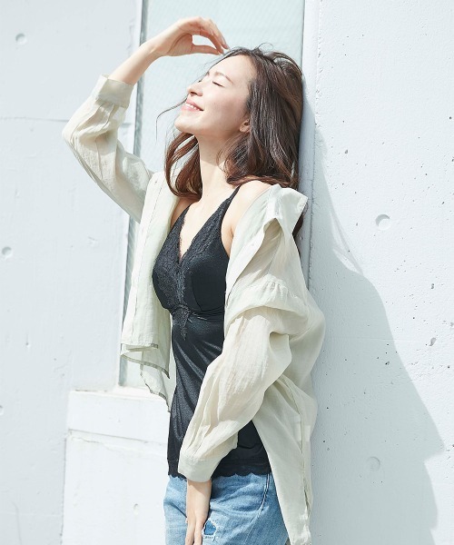 『4年保証』 izumi BODY カップ付きキャミソール 肌着 インナーシャツ LABO 下着・アンダーウェア