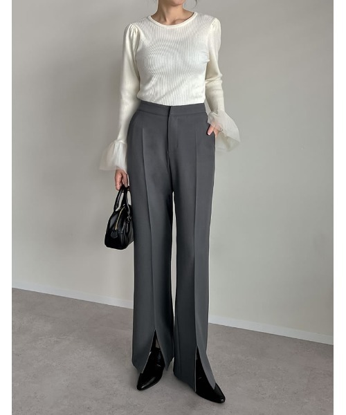 Re:EDIT（リエディ） パンツ 「mau×Re:EDIT」「mauコラボ」「低身長/高