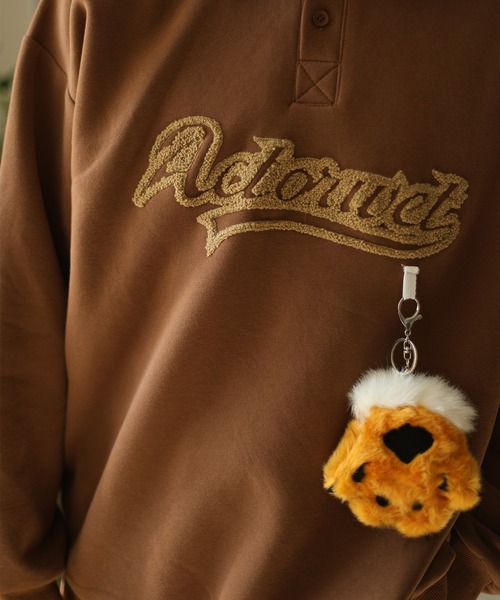 トレーナー スウェット 「HOOK」タイガーファー襟ポロシャツ風