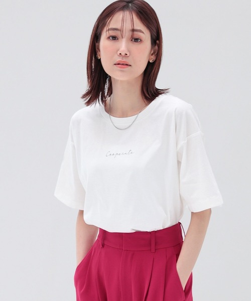 GLOBAL WORK tシャツ Tシャツ レディース リッチクリーン