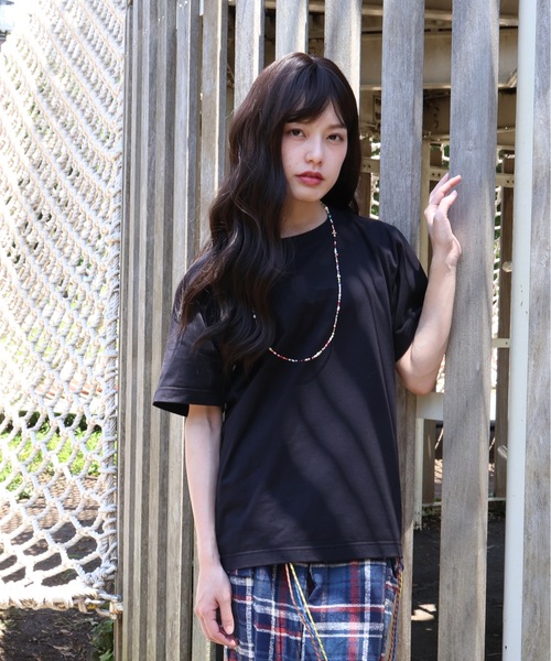 tシャツ T-BEADS NECKLACE レディース メンズ