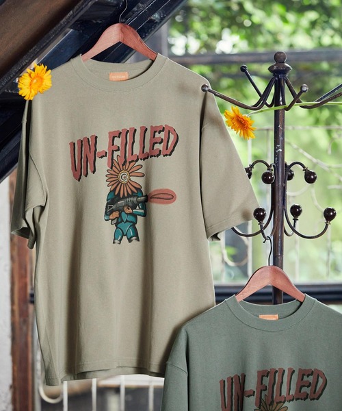 UN-FILLED tシャツ mt8560-HEAVY WEIGHT BIG-T - Gerbera Planet