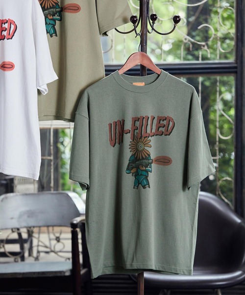 UN-FILLED tシャツ mt8560-HEAVY WEIGHT BIG-T - Gerbera Planet