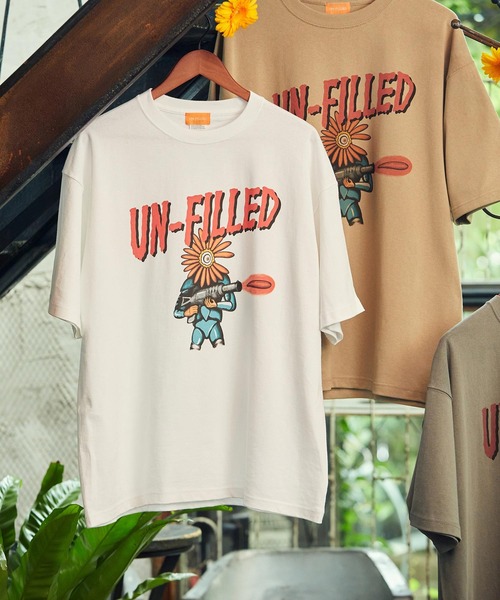 UN-FILLED tシャツ mt8560-HEAVY WEIGHT BIG-T - Gerbera Planet