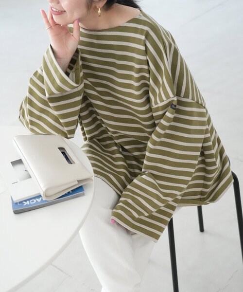 【美品】Leminor SLOBE IENA ビックボーダーカットソー セール】《追加2》【Leminor】For SLOBE every day ビッグ